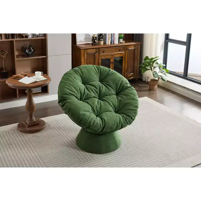 Okak Accent Chairs for Bedroom, 360 Swivel Barrel Chair, Modern Oversized Accent Chair for Living Room