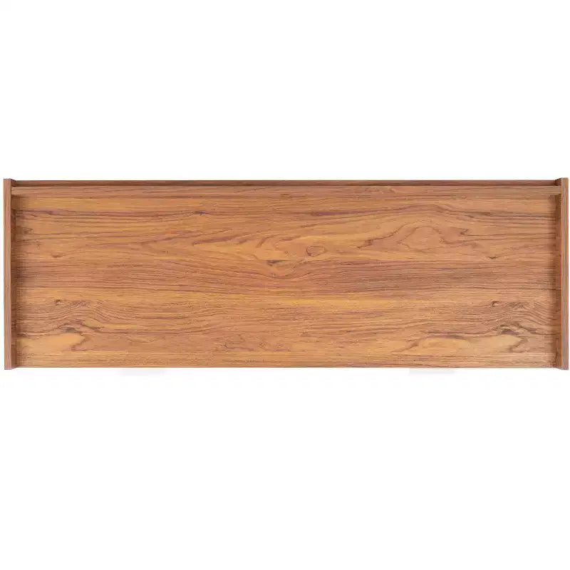 Mueble para TV y multimedia de 2 puertas y 2 estantes, Nogal/Blanco y Negro – Capacidad para TV de hasta 50"