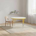 Jonti-Craft Berries Adult Height Color Edge Round Table (36 x 36) in Yellow