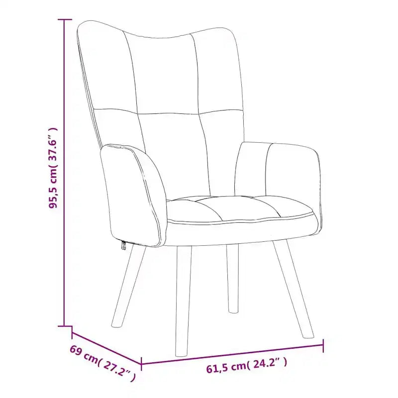 Sillón Acento Terciopelo Rosa, Estilo Moderno, 1 Plaza