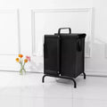 2-Tier Laundry Hamper 110L Large Oxford Clothes Basket Sorter with, Lid and Sorting Cards for Clothes & Toys Storage,Black