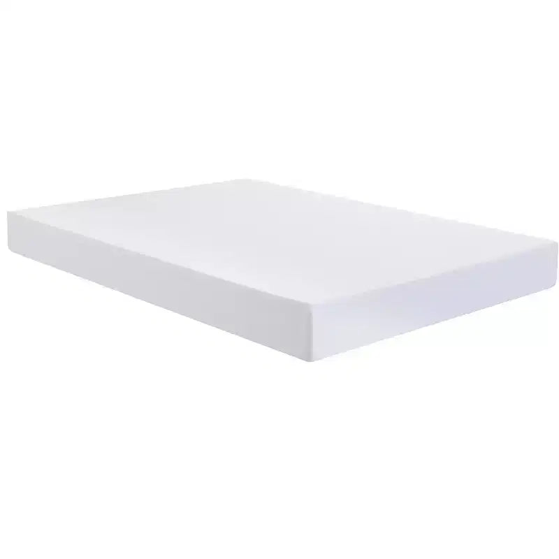 Colchón de espuma viscoelástica de 8" blanco, con infusión de gel, para 1–2 personas