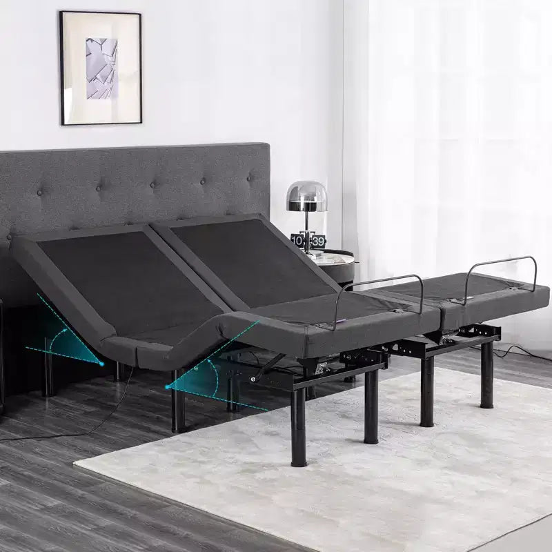 Dyonery Updated Adjustable Bed Base with Thickened Form Frame
