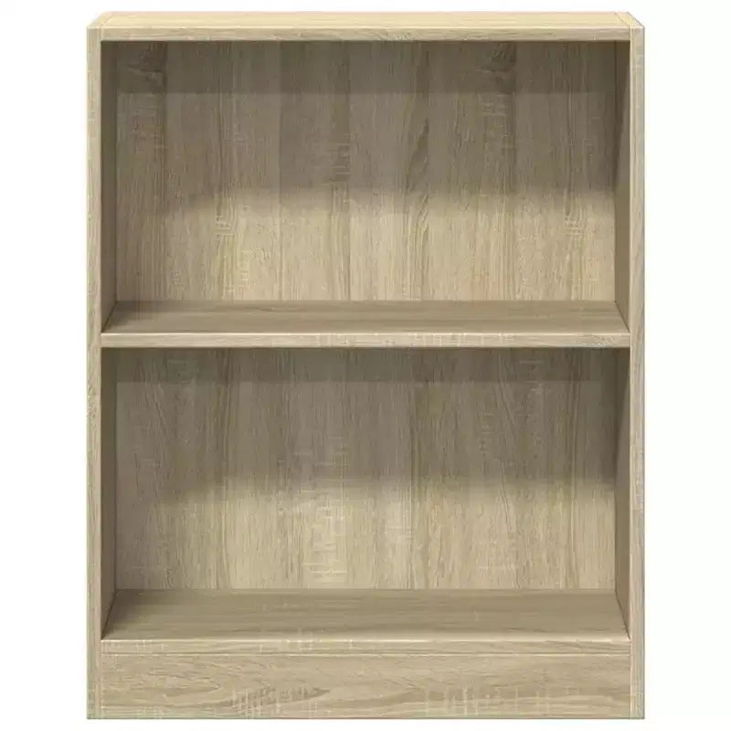 Estantería de 2 baldas Sonoma Oak, rectangular, para 1 persona