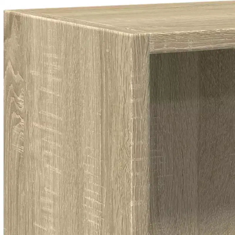Estantería de 2 baldas Sonoma Oak, rectangular, para 1 persona