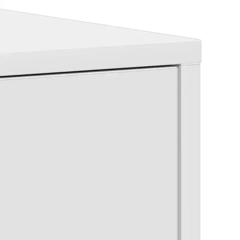 Armario de baño alto, blanco, 2 puertas, 1 persona