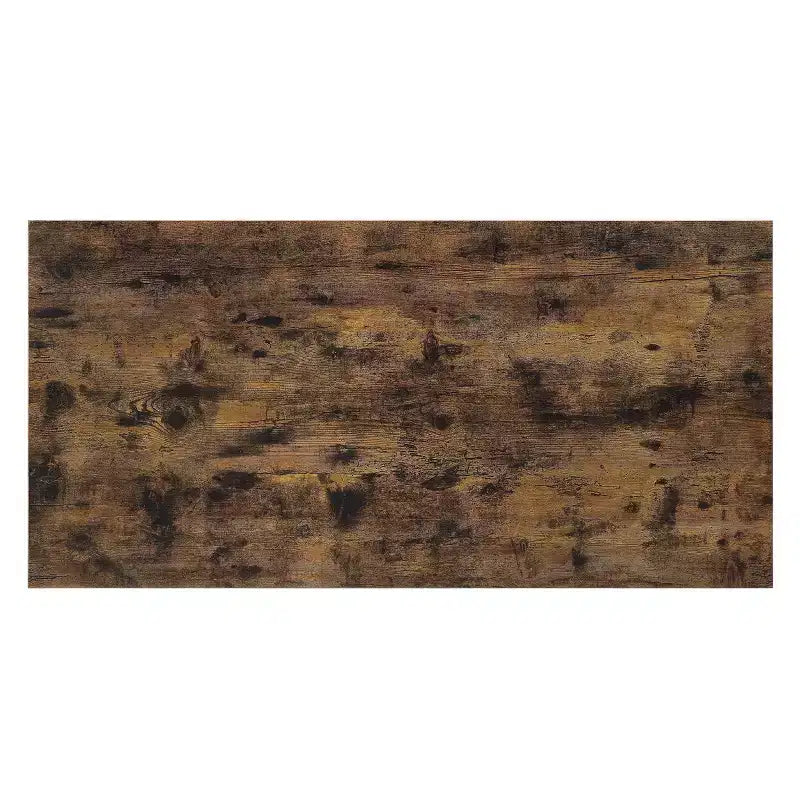 Mesa de centro rústica de roble con cajones, rectangular, 1 persona