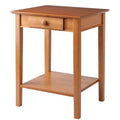 Studio End / Printer Table - Honey - Winsome