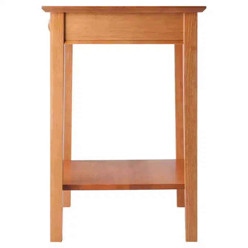 Impresora cuadrada de color beige / Mesa auxiliar con cajón y estante