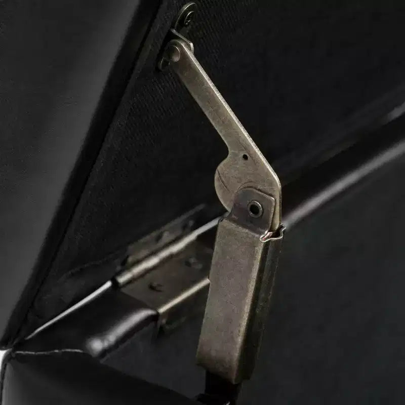 Banco otomano rectangular con tapa elevable de 36", tapizado, 1 persona