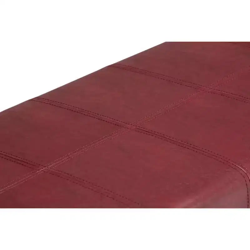 Banco otomano rectangular con tapa elevable de 36", tapizado, 1 persona