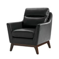 Numitor Mid-Century Mordern Genuine Leather Armchair| HULALA HOME